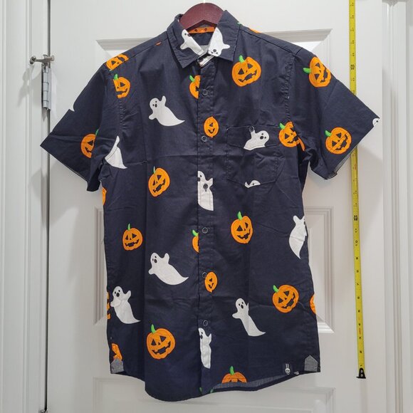 Two Matching Shirts Set. Pumpkins and Ghosts. S and L. - Picture 5 of 9